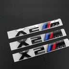 Car Valve Core BMW 3D Electroplating Emblem Stickers Trunk Decorative Stickers For BMW X5 E91 E70 F11 E30 F31 X3 F25 E61 E83 X1