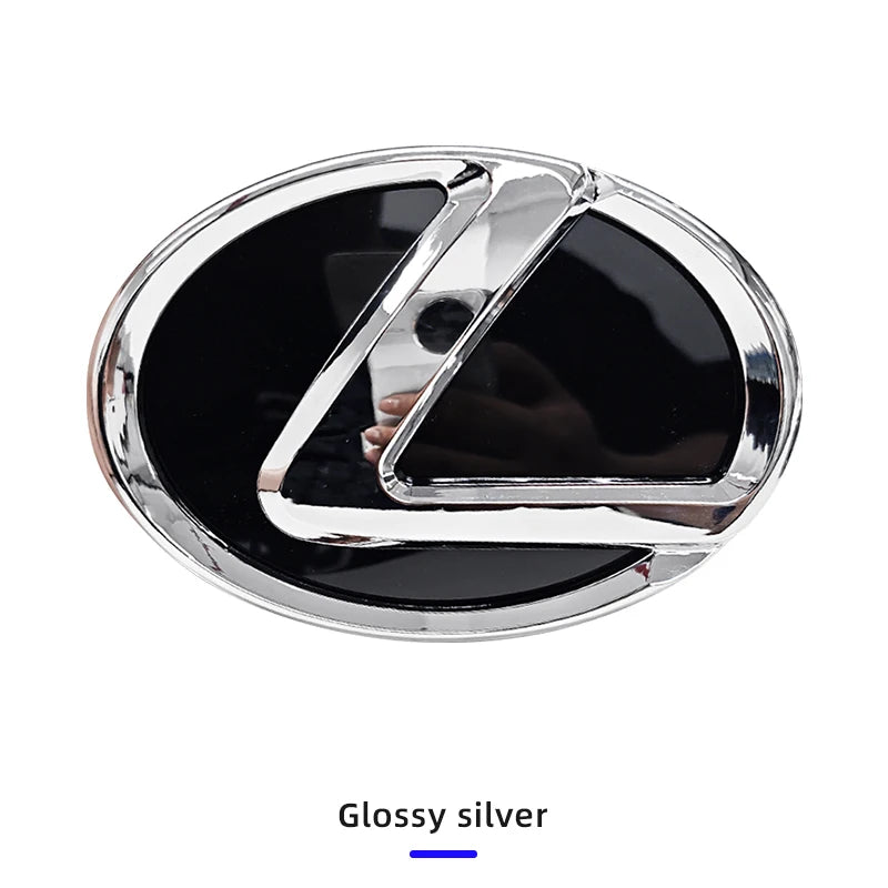 100/110/120/130/140/150/160mm Car Rear Trunk Emblem Front Grille Logo For Lexus ES RX NX LS UX LM LX GX LC RZ IS CT GS RC HS SC