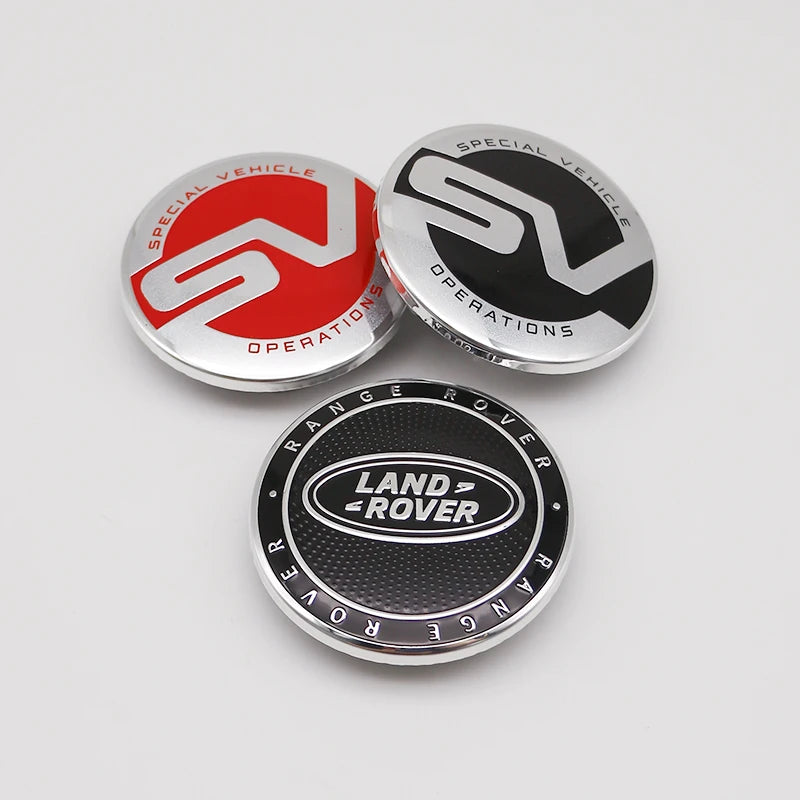 4Pcs 62mm Premium ABS Car Wheel Center Hub Caps Emblem Badge For Range Rover L322 L405 Evoque Discovery Velar SVR Accessories