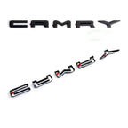 3pcs ABS Overlay logo for Toyota 2018-2024 Camry modified three-dimensional covering 3D SE XSE trunk sticker car accessories
