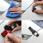 Universal Cars Accessaries 2Pcs Fastener Clip Alloy Mount Hood Pin Bonnet Lock Kit Tunning Lock Kit Down Hood Lock Latch Pins