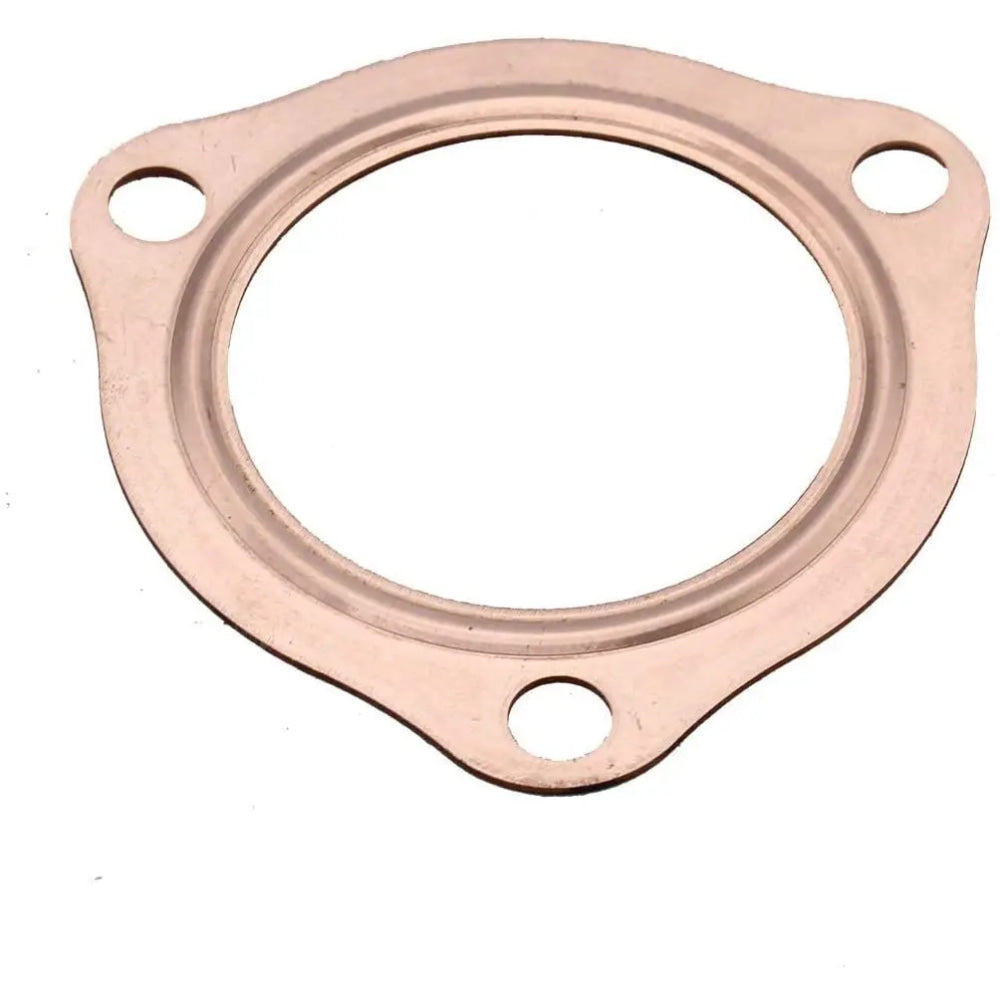2Pcs 2.5" Universal Copper Header Exhaust Collector Gaskets Flanges 3-Hole 2-1/2"
