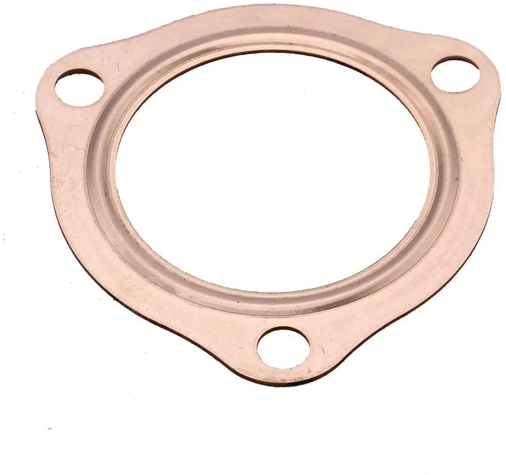 2Pcs 2.5" Universal Copper Header Exhaust Collector Gaskets Flanges 3-Hole 2-1/2"