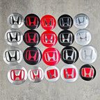 4pcs 56mm 60mm 65mm Car Wheel Center Covers Badge Sticker Stickers For Honda Civic XR-V HR-V Accord Odyssey CRV Insight Fit