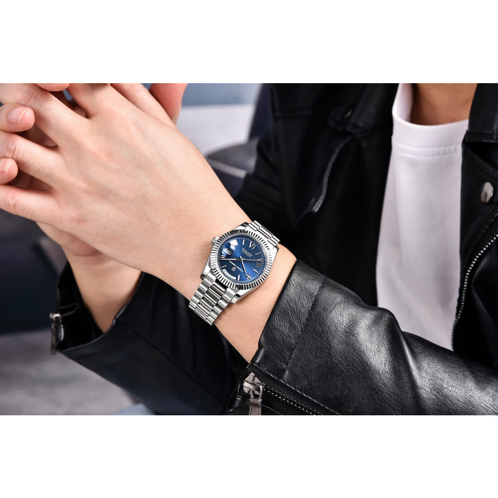 2025 New PAGANI DESIGN Men's Watch DD36 Rose Gold Luxury Automatic Watch For Men Mechanical Wristwatches Sapphire Mirror Clock