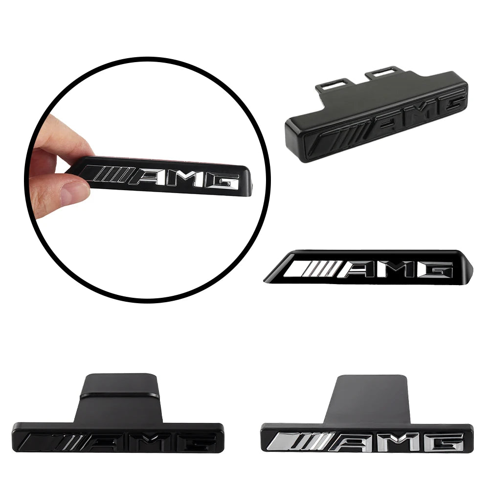 Car Front Grille Emblem Decoration Sticker Auto Styling Accessories For Mercedes Benz AMG W204 W205 B180 W221 W447 Smart CLG GLS