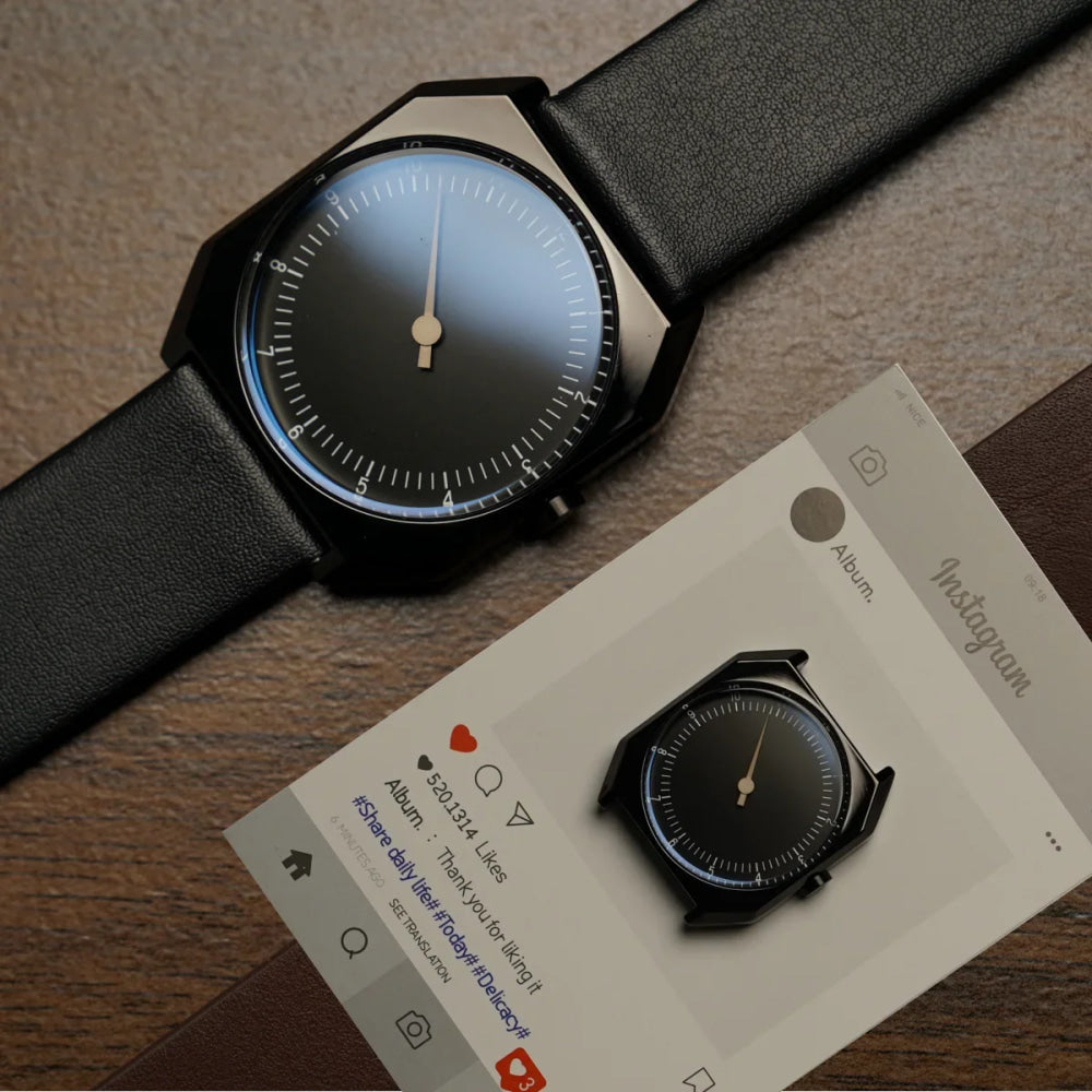 SKU Retro One Pointer Watch for Men luxury high quality Vintage Style Quartz Watch Unique Design Fashion Wristwatch for man men