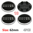 4Pcs 62mm Premium ABS Car Wheel Center Hub Caps Emblem Badge For Range Rover L322 L405 Evoque Discovery Velar SVR Accessories