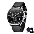 Pagani Design Fashion Luxury Men's Quartz Chronograph Watch Japan VK67 Movement Leather Strap Large Calendar PD-2720K reloj