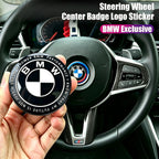 Auto Steering Wheel Center Aluminum Alloy Badge Logo Sticker Accessories For BMW G80 G06 G07 G42 G14 G15 G16 F82 F20 F21 F83 M2