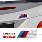 Car Styling Emblem Metal Alloy Car Fender Trunk Badge Stickers For BMW M E46 E90 E60 F30 E39 F20 G30 X1 X3 G01 G02 X5 F16 M3 M4