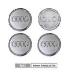 Modification Car Part Wheel Center Hup Caps Cover for Audi A6 S3 S4 Q3 Q5 Q5L A4 A6L A7 A8 A3 A5  Raplace Accessories