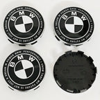 4pcs For BMW 50th E90 E60 F10 F20 G20 G30 E53 E85 E70 56mm 68mm Blue White Car Hub Cap Wheel Center Cap Emblem Badge Accessories