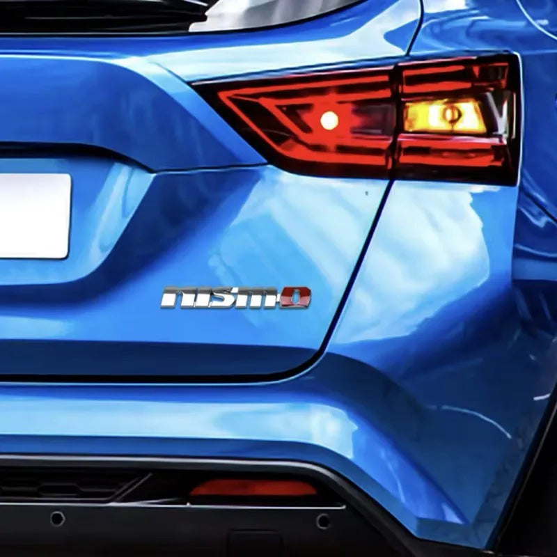 3D Metal Car Front Grille Emblem NISMO  Logo Decal For Nissan X-trail Qashqai Note Juke Sentra Patrol Car Styling Accessories