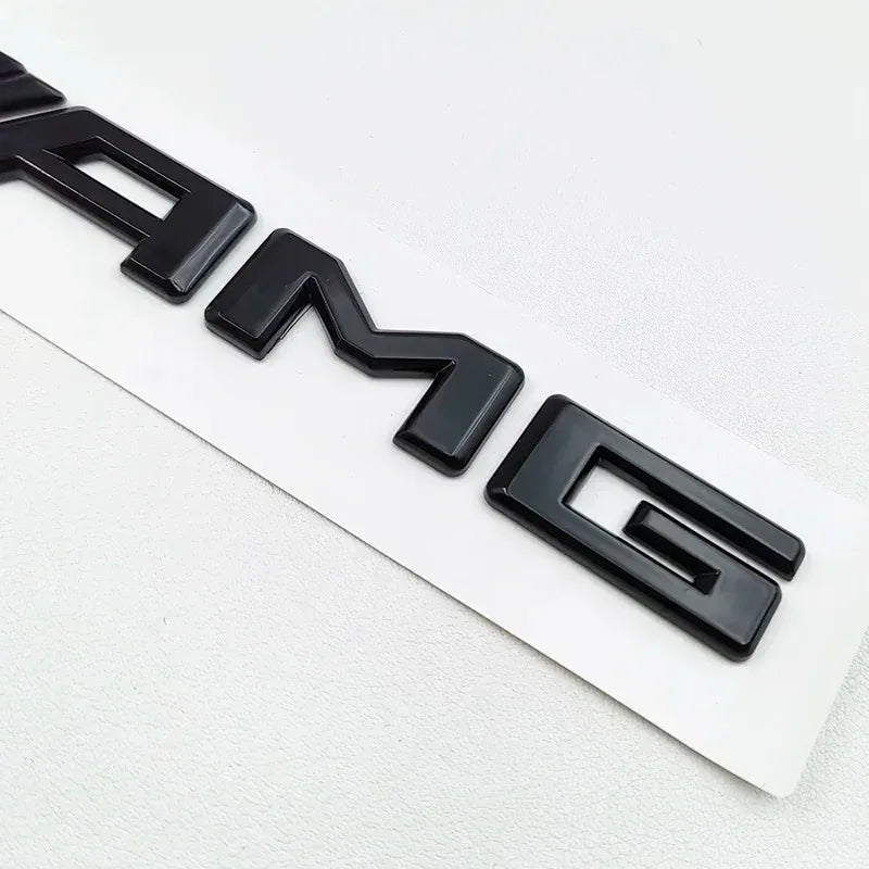 3D ABS Black A35 A45 A160 A180 A200 A250 Logo Letters 4MATIC Badge Car Rear Star Sticker AMG Emblem For Mercedes Benz