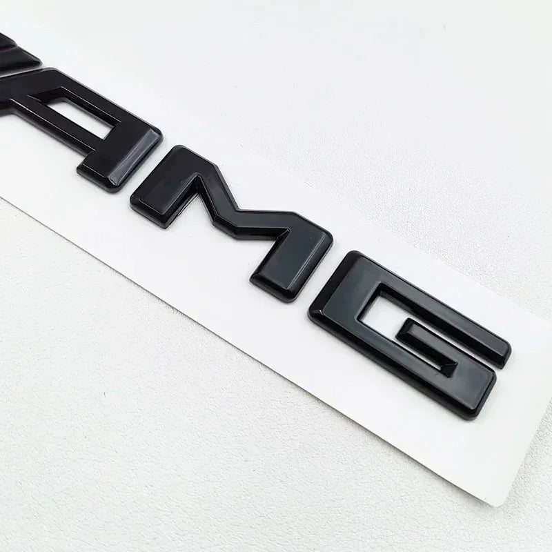 3D ABS Black A35 A45 A160 A180 A200 A250 Logo Letters 4MATIC Badge Car Rear Star Sticker AMG Emblem For Mercedes Benz