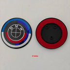 For BMW F20 F22 F23 F30 F80 F31 F34 F32 F82 F33 F10 F11 E81 E87 E63 E64 1Pcs 2 Holes 3 Holes Hood Emblem Trunk Badge Accessories