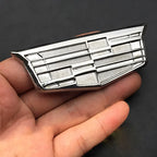 3D Metal Car Emblem Fender Side Rear Trunk Badge Sticker for Cadillac Escalade DTS SRX XT5 XTS ATS BLS CT4 CT5 CT6 CTS SLR SLS