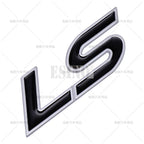 Car Styling 3D LS Car Metal Alloy Rear Trunk Fender Adhesive Badge Body Tailgate Displaceme Emblem For Cadillac CTS Escalade
