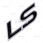 Car Styling 3D LS Car Metal Alloy Rear Trunk Fender Adhesive Badge Body Tailgate Displaceme Emblem For Cadillac CTS Escalade