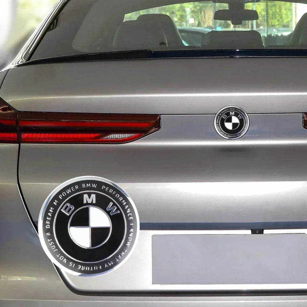 74mm 82mm Car Hood Front Badge Tail Trunk Emblem Replacement Sticker for Bmw F20 F30 G20 f31 F34 F10 G30 F11 X3 F25 X4 I3 M3 M4