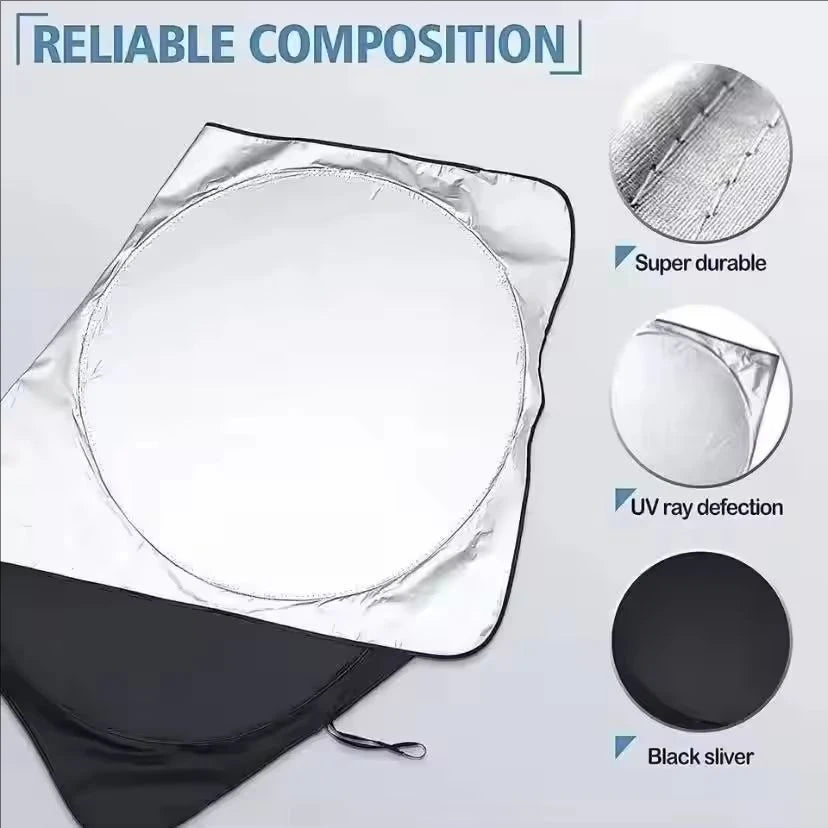 Car Windshield Sun Shade Visor UV Protection Shield For For BMW X5 E70 E53 X1 E84 F48 X3 F25 E83 X6 E71 E30 X7 X4 F26 / Sticker