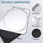 Car Windshield Sun Shade Visor UV Protection Shield For For BMW X5 E70 E53 X1 E84 F48 X3 F25 E83 X6 E71 E30 X7 X4 F26 / Sticker