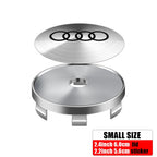 4pcs 56/65mm Car Wheel Center Hub Stickers 60/68mm Wheel Center Hub Caps Cover For AUDI A3 A4 A1 Q3 Q4 Q5 Q6 Q7 Q8 TT RS Sline