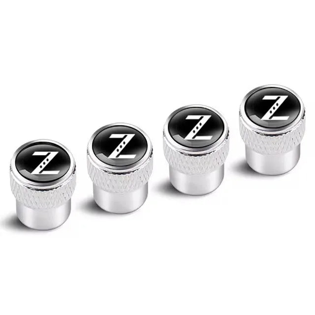 4Pcs Car Styling For Z Badge Aluminium Alloy Wheel Tire Valve Cover Caps Auto Accessories Car Motorcycle For Nissan Accessories