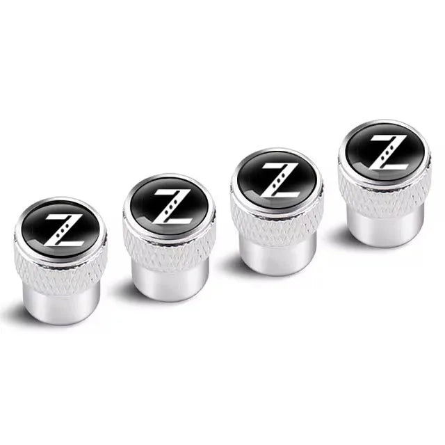 4Pcs Car Styling For Z Badge Aluminium Alloy Wheel Tire Valve Cover Caps Auto Accessories Car Motorcycle For Nissan Accessories