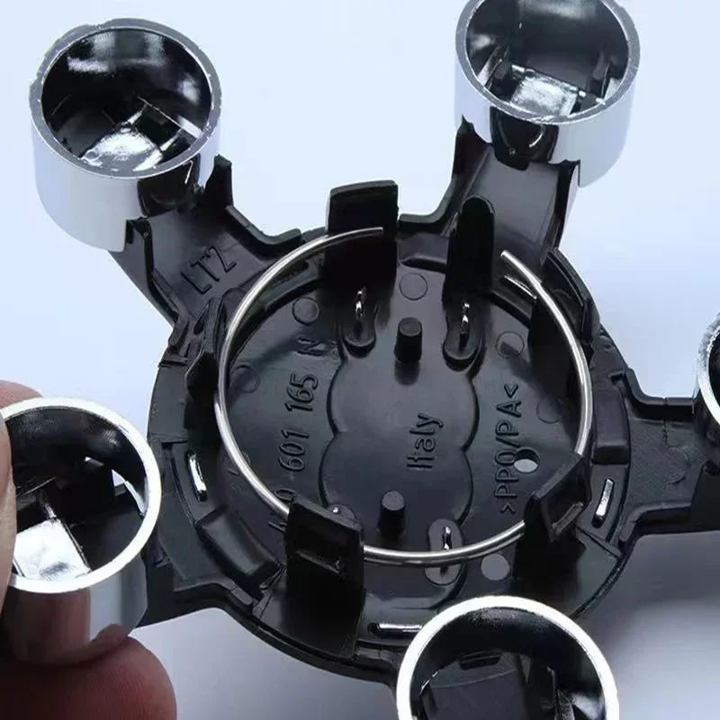 For Audi 4pcs135mm Car Styling AUDI Wheel Center Cap Hub Covers Badge For Audi A3 A4 A5 A6 A7 A8 S4 Auto Exterior Accessories