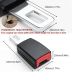 Belt Extension Plug Buckle Seatbelt Clip for Chevrolet ,Honda ,toyota ,Ford