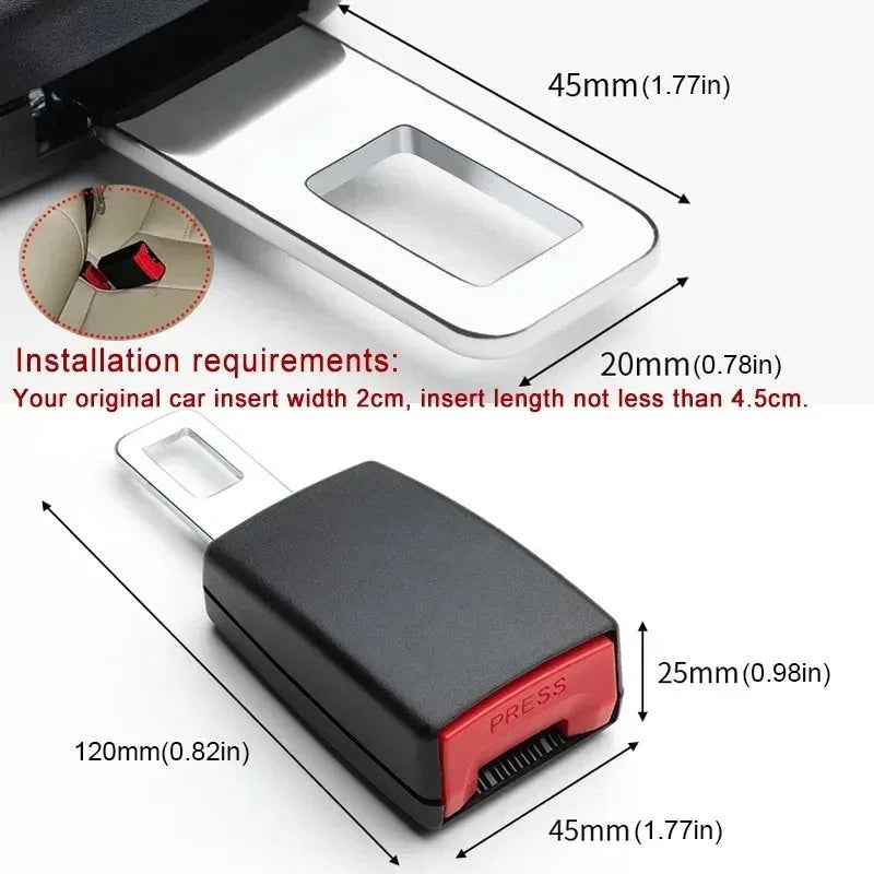 Belt Extension Plug Buckle Seatbelt Clip for Chevrolet ,Honda ,toyota ,Ford