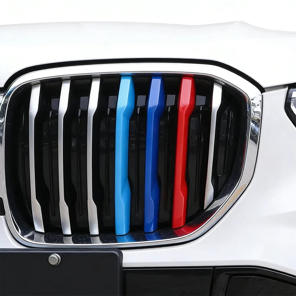 ABS Car Grille Trim Strip For BMW X1 X2 X3 X4 X5 X6 X7 E84 F48 F49 F39 E83 F25 G01 F26 G02 E70 F15 E53 G05 E71 E72 F16 G06 G07