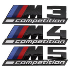 3D Metal Thunder Rear Tail Side Label Sticker Accessories For BMW X1 X2 X3 X4 X5 X6 X7 iX3 E46 E70 E90 F07 F10 F20