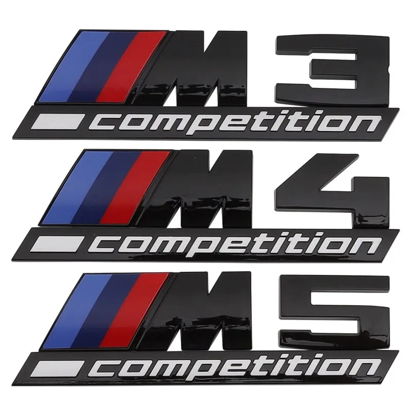 3D Metal Thunder Rear Tail Side Label Sticker Accessories For BMW X1 X2 X3 X4 X5 X6 X7 iX3 E46 E70 E90 F07 F10 F20