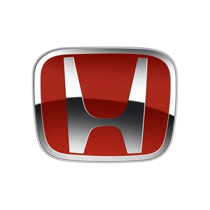 Car Hood Front Grill Rear Trunk H Emblem Logo Sticker For Honda Civic Fit Jazz Accord CRV HRV City Odyssey Passport Pilot Vezel