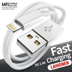Original Quality USB Charger Cable for iPhone 14 8 7 6S Plus 13 12 Pro XS Max XR SE Fast Charging Cord Data Sync Line 1m 2m 3m