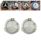 4pcs 75MM Car Styling Wheel hub modification Center Covers Hub Caps For Mercedes Benz B/C/E/S W211 W203 W204 W210 W124 AMG W202