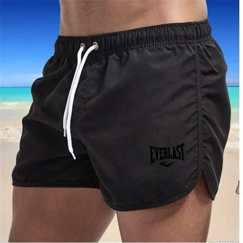 EVERLAST Men's Sports Shorts Summer Quick Dry Breathable Mesh Fitness Running Shorts Swimming Vacation Shorts