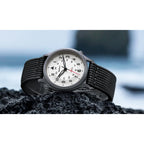 BERNY Titanium Watches for Men Classic Mens Field Watch Easy Read Outdoor Quartz Wristwatch Super Luminous Sapphire 5ATM