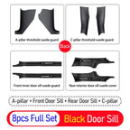 For Tesla Model Y Juniper 2025 2026 Front Rear Door Sill Guard Anti Scratch Dirt Resistant Threshold Strips Interior Accessories