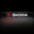 For Skoda Octavia 2 3 Car Front Grille Sticker Badge Car Head Grill Emblem LED Light Emblem For Skoda Octavia MK2 MK1 2 3 A5 A7