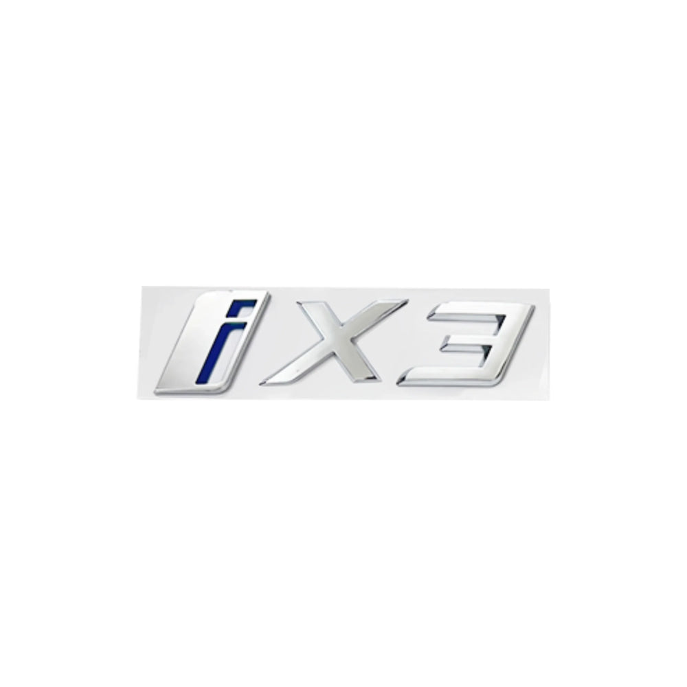 New Rear Trunk Emblem iX i3 i4 i7 iX3 iX4 iX7 Letters Sticker for BMW X1 X3 X4 X5 X7 Car Badge Decal Auto Exterior Accessories