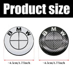 4.5cm Car Steering Wheel Decoration Badge Sticker For BMW G80 E84 F48 G01 G11 X1 X2 X3 X4 X5 X6 G07 Interior Emblem Accessorie