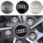 For Audi 60/61/68/69/77MM 4pcs Car Wheel Center Hup Cap Cover A4 A6L A7 A8 A3 A5 A6 S3 S4 Q3 Q5 Q5L Q7 Modification