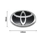 3D Car Logo Modified Car Logo Badges Front And Rear Logo Silver For Toyota Hybrid Series Prado Highlander Camry Corolla Styling