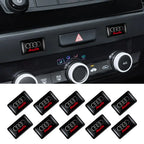 10pcs 3D Epoxy Drop Glue Car Emblem Stickers Badge Decal For Audi RS Sline A3 A4 B8 8P B9 B6 A5 B7 A1 Q3 Q7 Q8 Auto Accessories
