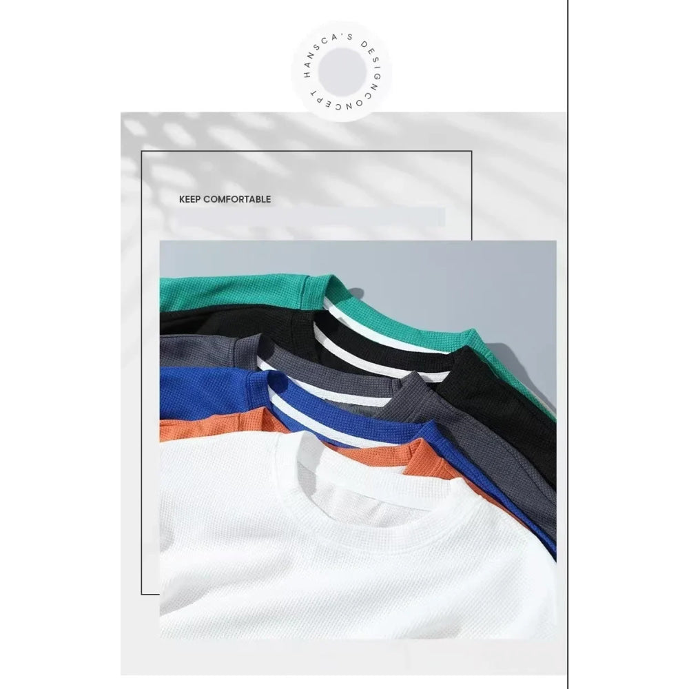 Fashionable casual men's sports suit short-sleeved T-shirt and outdoor summer sports shorts two-piece set daily casual