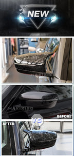 Replacement Mirror Cover For BMW 5 Series G30 G31 Side Rear Mirror Left Hand Driver Carbon Fiber ABS 2017 2018 2019